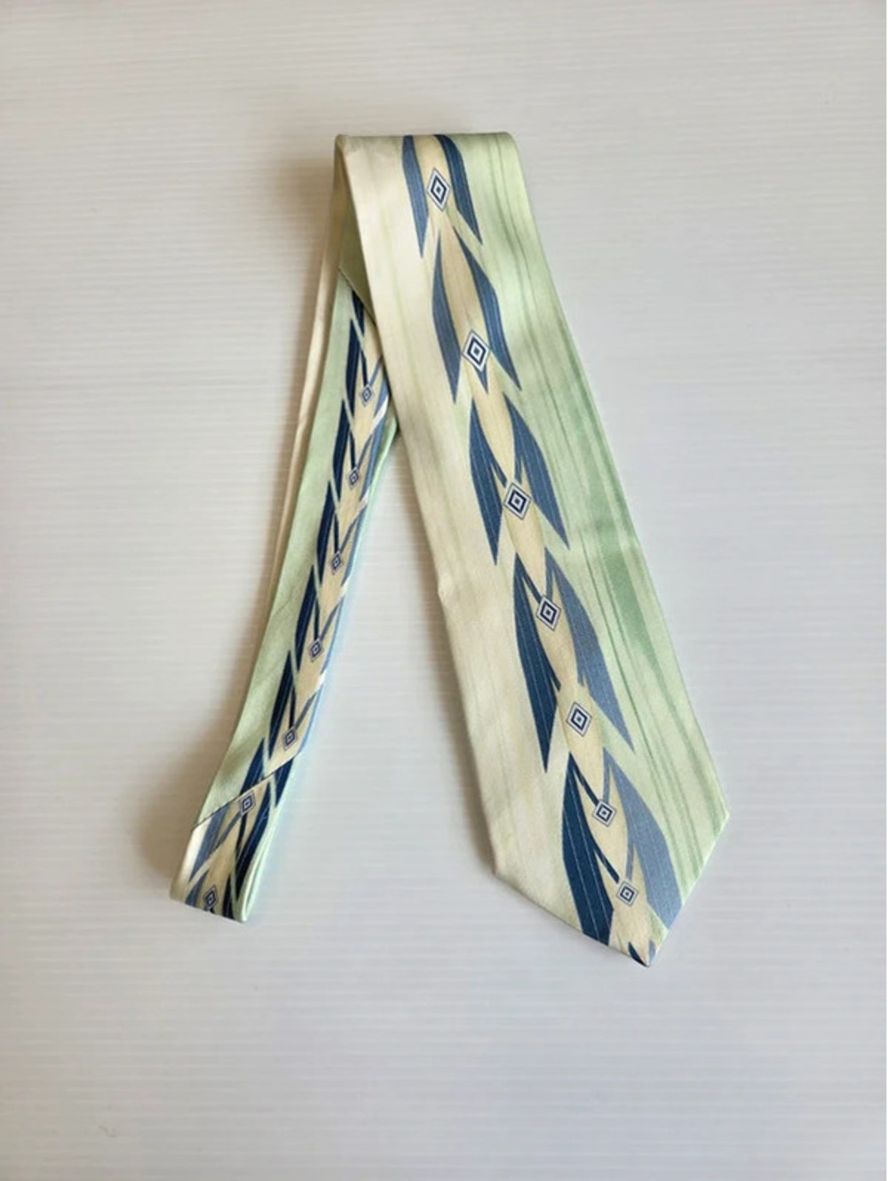 Stacy Adams silk geometric tie